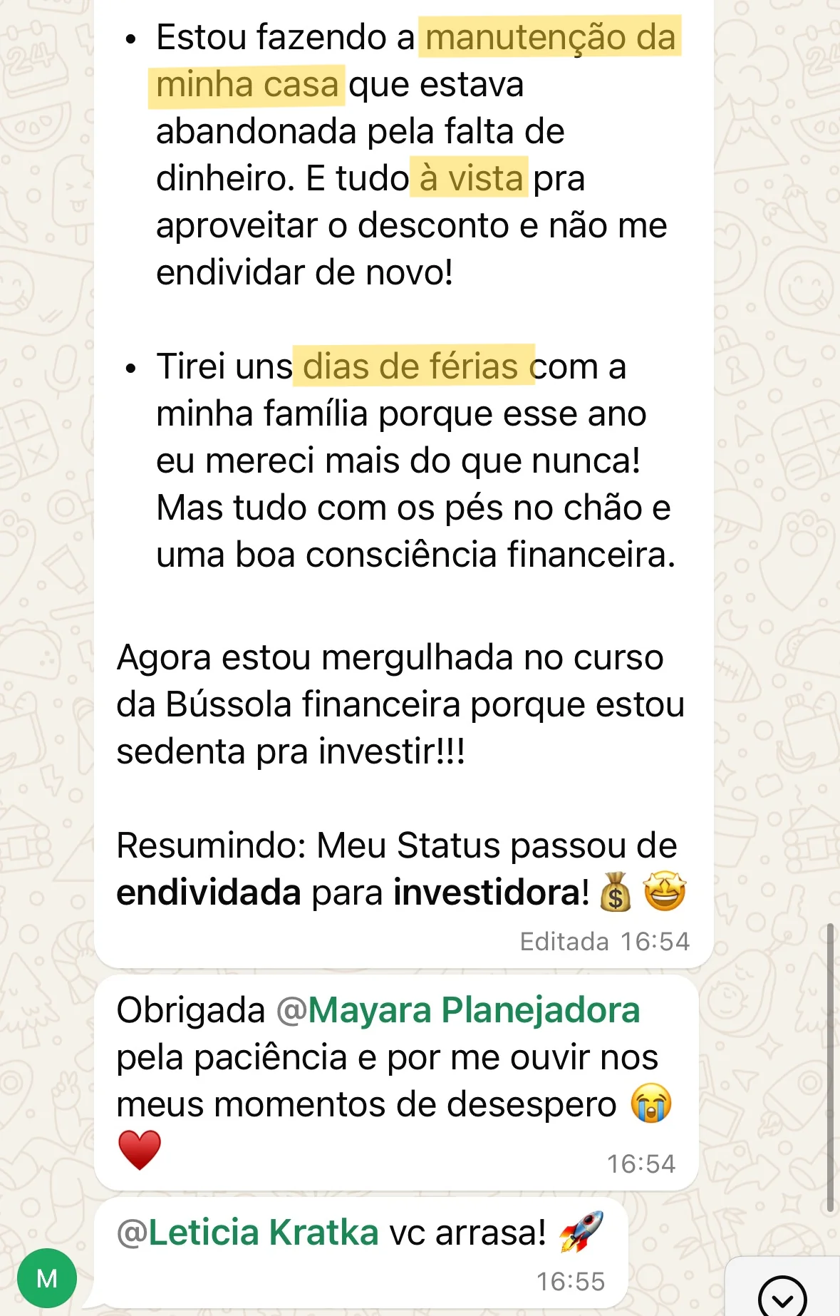 Print da Michelle, parte 2